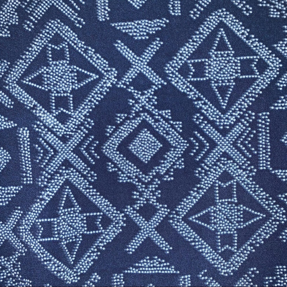 LuLaRoe size Large blue skirt - Picture 6 of 8
